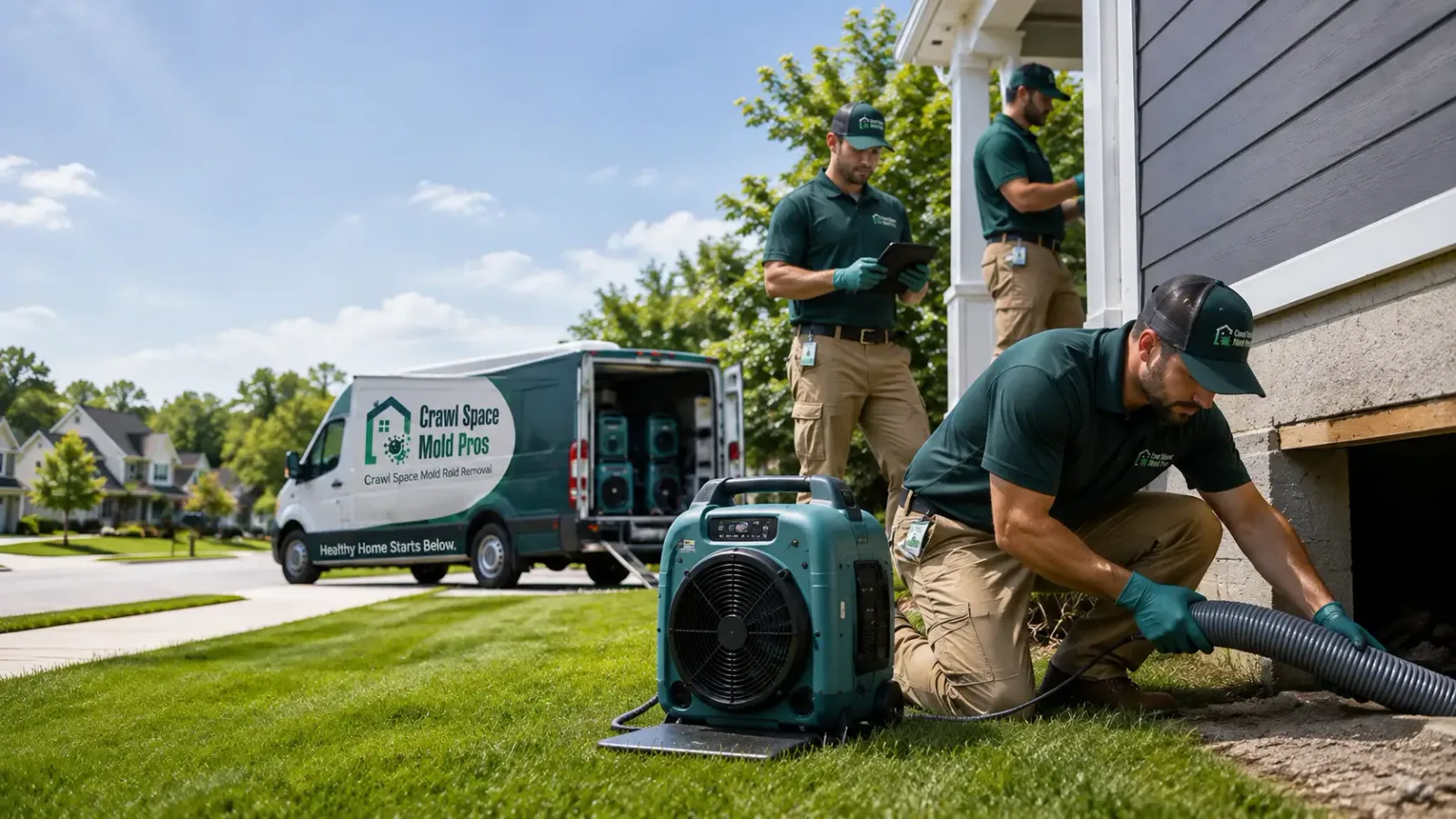 Crawl Space Mold Removal in Leeds, UT